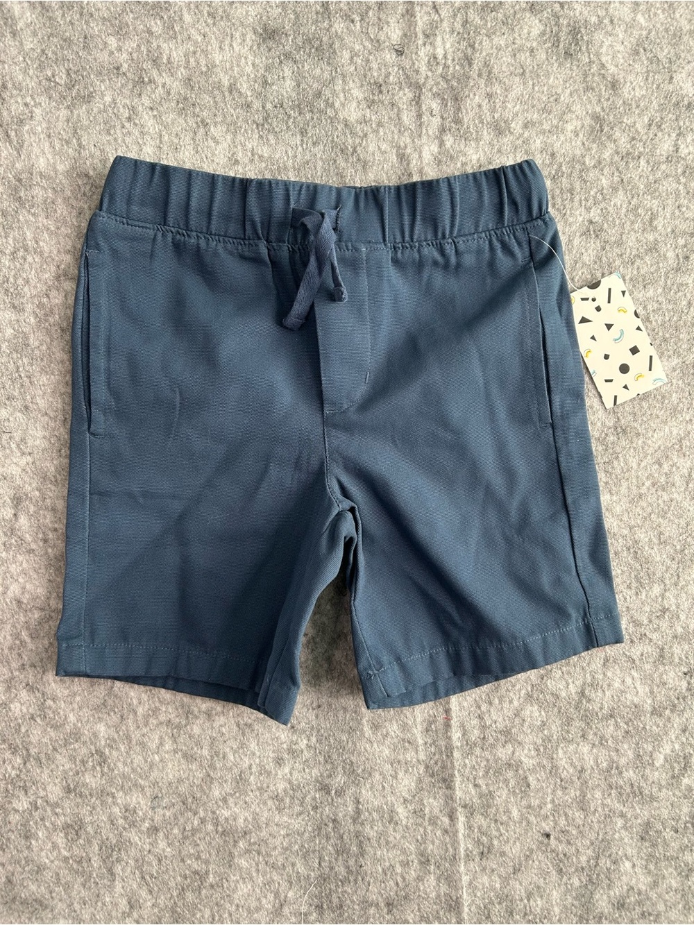 Harper Canyon Boys Blue Shorts with Drawstring Size 5 Cotton